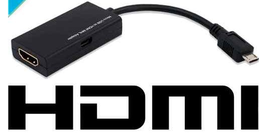 Adaptador Mhl Micro Usb A Hdmi Para Galaxy S2 Note